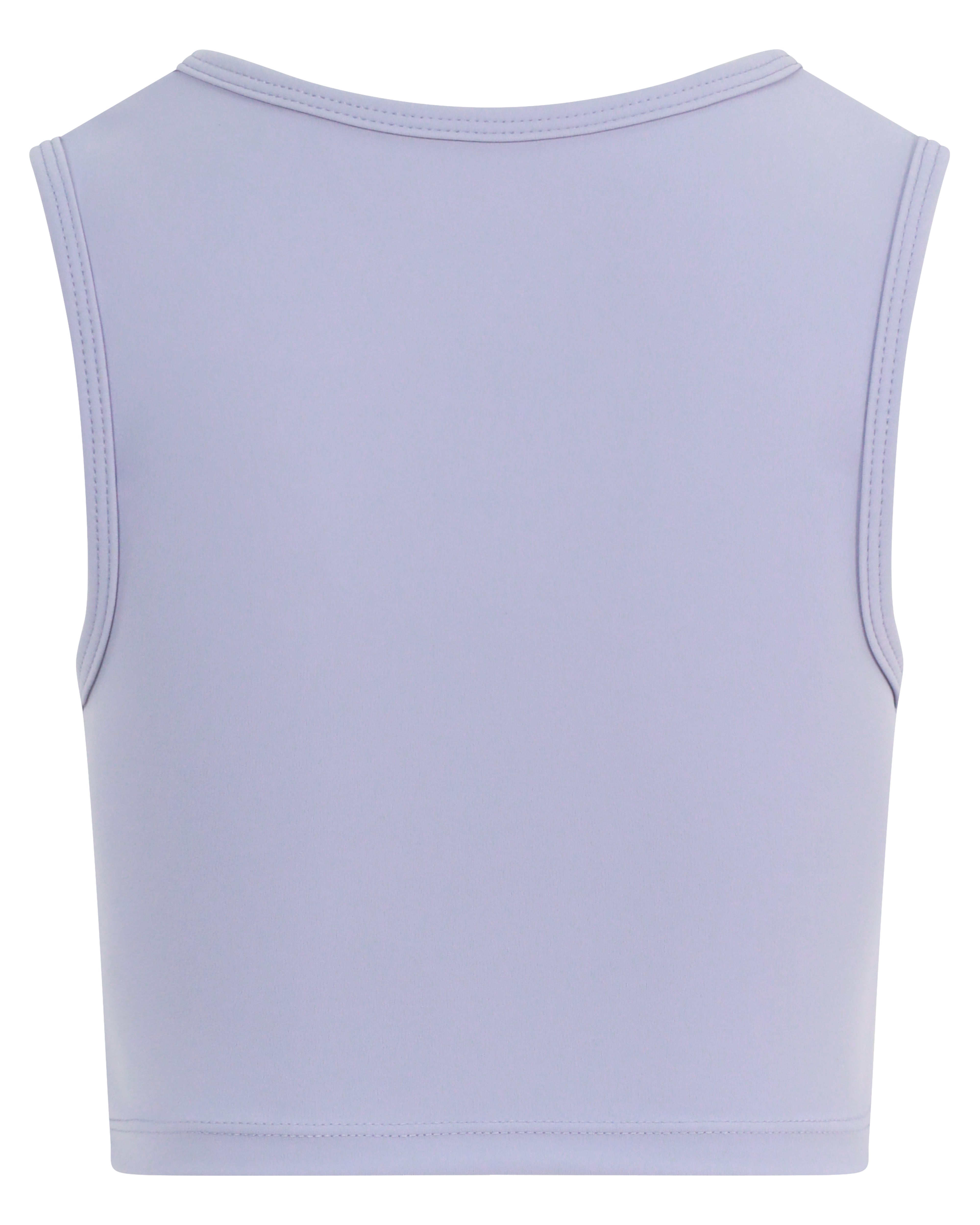 Girls' cropped coral tank - perfect for dance, yoga, and everyday wear