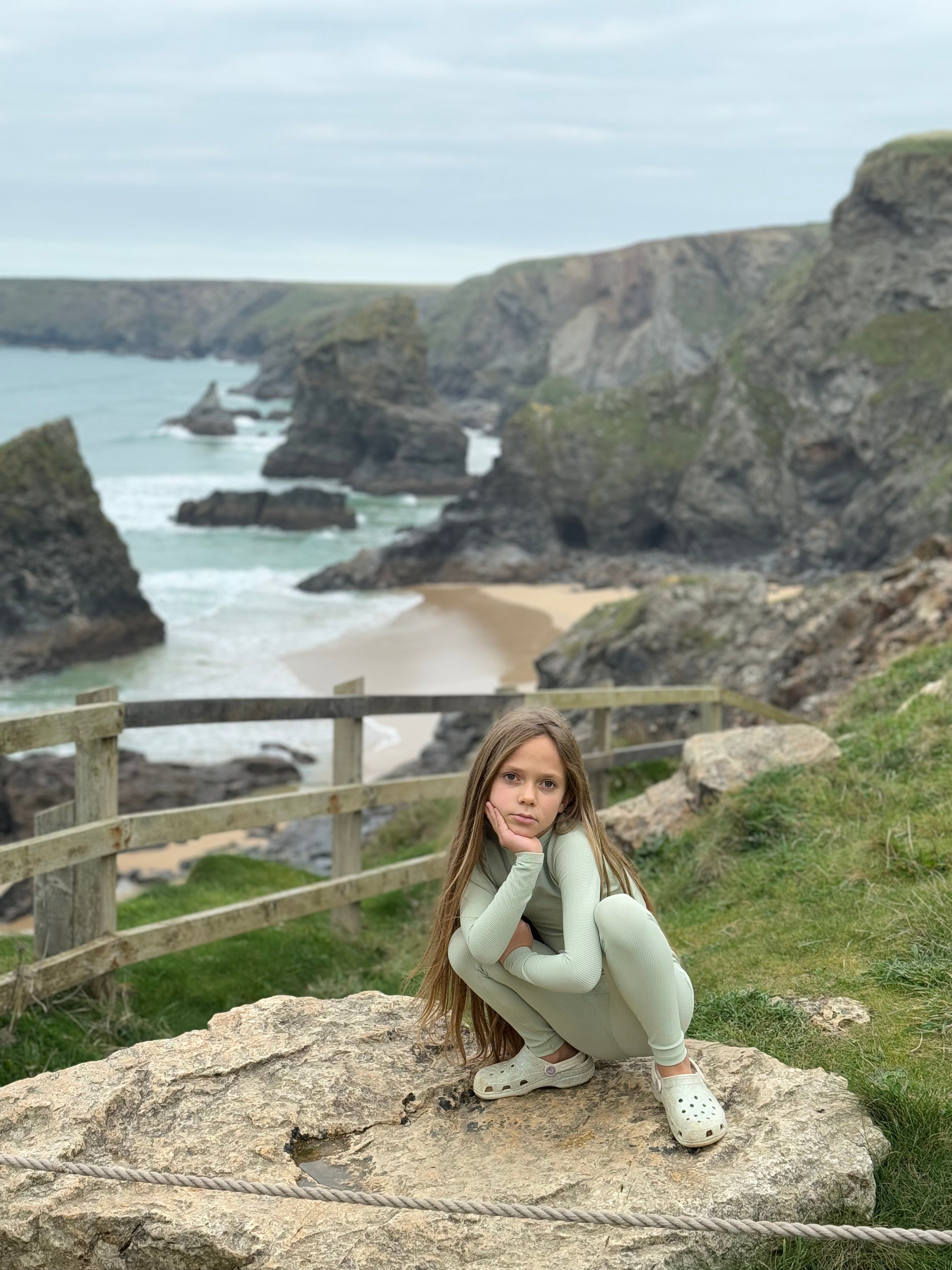 Ansandro kids' ribbed activewear set - premium comfort and style