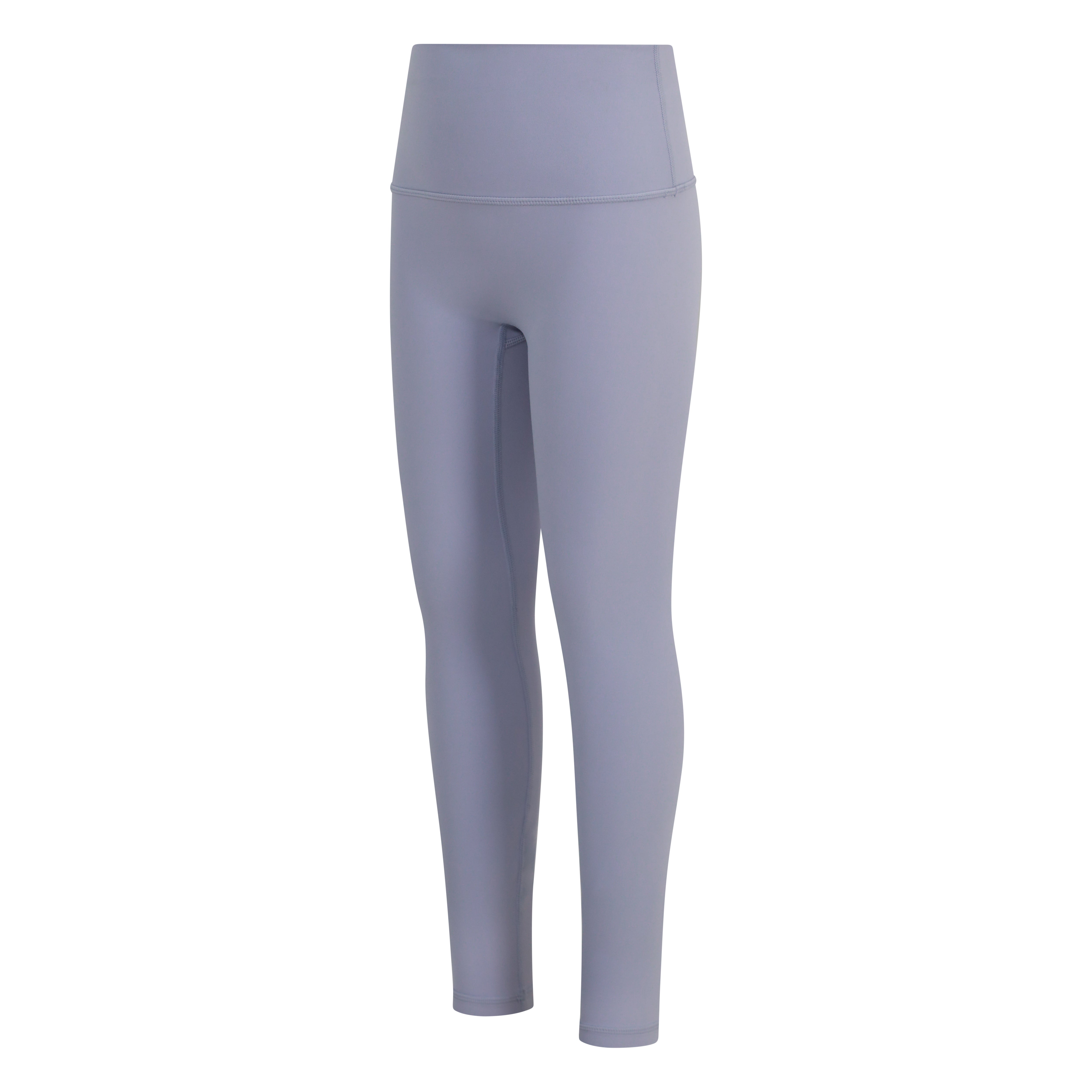 Soft and stretchy high-waisted leggings for children girls - Ansandro activewear - lilac leggings side view